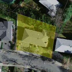 50 Donna Rd, Newton MA 02459-2805 aerial view