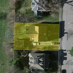 65 Oxford Rd, Newton MA 02459-2407 aerial view