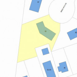 63 Bencliffe Cir, Newton MA 02466-1101 plot plan