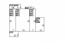 44 Brewster Rd, Newton MA  02461-1302 floor plan