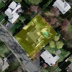 34 Peregrine Rd, Newton MA 02459-3440 aerial view