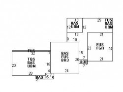 54 Rosalie Rd, Newton MA 02459-3131 floor plan