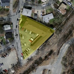 44 Mechanic St, Newton MA 02464-1499 aerial view