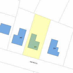 248 Adams Ave, Newton MA  02465-1504 plot plan