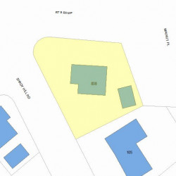 838 Boylston St, Newton MA  02461-1530 plot plan