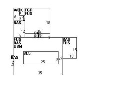 1308 Walnut St, Newton MA 02461-1844 floor plan