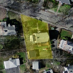24 Stuart Rd, Newton MA 02459-1260 aerial view