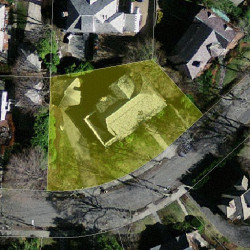 20 Gralynn Rd, Newton MA  02459-1311 aerial view