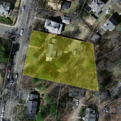 1066 Walnut St, Newton MA  02461-1249 aerial view