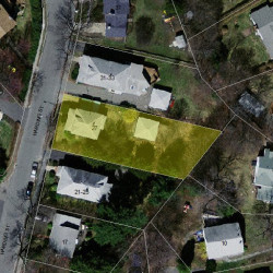 27 Harding St, Newton MA 02465-1300 aerial view