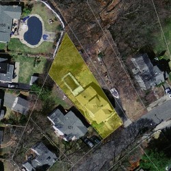 119 Walnut Hill Rd, Newton MA 02461-1836 aerial view