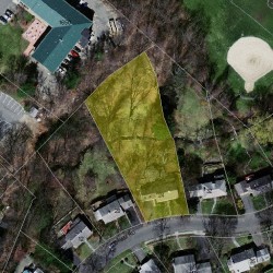 24 Oldham Rd, Newton MA 02465-2327 aerial view