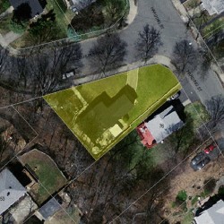 71 Hazelhurst Ave, Newton MA 02465-1342 aerial view
