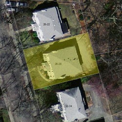 26 Blake St, Newton MA 02460-2028 aerial view