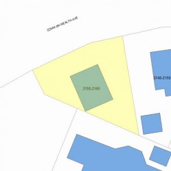 2158 Commonwealth Ave, Newton MA  02466-1903 plot plan