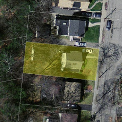 199 Woodcliff Rd, Newton MA 02461-1842 aerial view