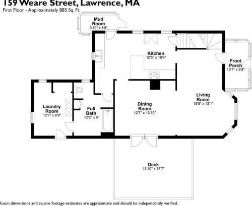 159 Weare St, Lawrence MA 01843-3646 exterior