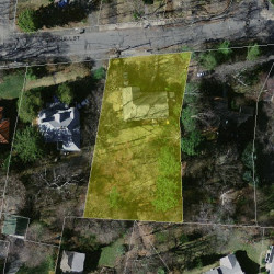 34 Marshall St, Newton MA  02459-1656 aerial view