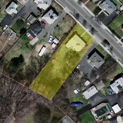 190 River St, Newton MA 02465-1430 aerial view