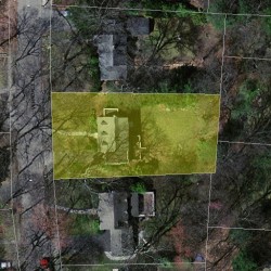 32 Verndale Rd, Newton MA  02461-2114 aerial view