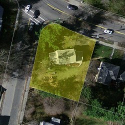 837 Dedham St, Newton MA 02459-3413 aerial view