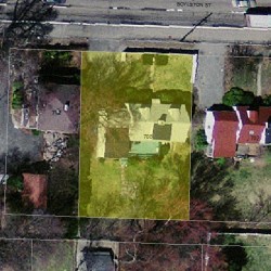 708 Boylston St, Newton MA  02461-1804 aerial view