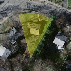 204 Jackson St, Newton MA 02459-2540 aerial view