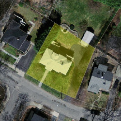 11 Leighton Rd, Newton MA 02466-2210 aerial view