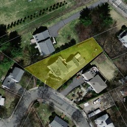 4 Wildwood Ave, Newton MA 02460-1322 aerial view