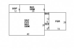 32 Chatham Rd, Newton MA  02461-1028 floor plan