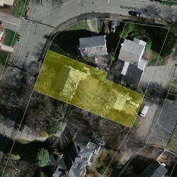 180 Hunnewell Ave, Newton MA 02458-2246 aerial view
