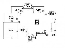 101 Claremont St, Newton MA 02458-1927 floor plan