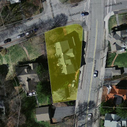 90 Highland Ave, Newton MA 02460-1836 aerial view