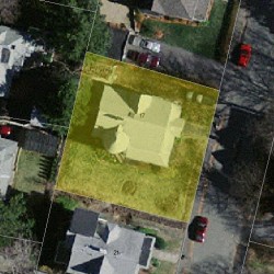 17 Fairview St, Newton MA 02458-2208 aerial view