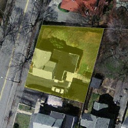 306 Cherry St, Newton MA 02465-1605 aerial view