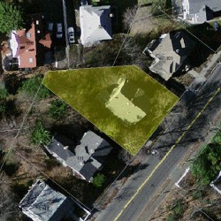 105 Grant Ave, Newton MA 02459-1348 aerial view