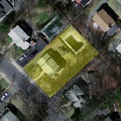 40 Larchmont Ave, Newton MA 02468-2031 aerial view