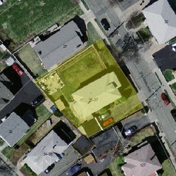 35 Colonial Ave, Newton MA  02460-1214 aerial view