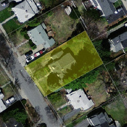 23 Fairway Dr, Newton MA 02465-1712 aerial view