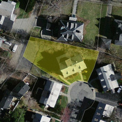 18 Hunnewell Cir, Newton MA 02458-2218 aerial view