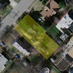 44 Churchill St, Newton MA 02460-1444 aerial view