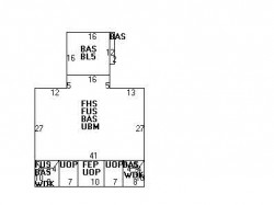 111 Parker St, Newton MA 02459-2545 floor plan