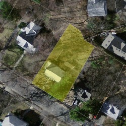 152 Clark St, Newton MA  02459-2460 aerial view