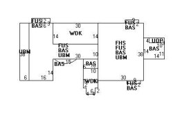 204 Highland Ave, Newton MA 02465-2512 floor plan