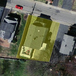 14 Upham St, Newton MA  02465-1520 aerial view