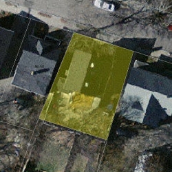 52 Gardner St, Newton MA 02458-1405 aerial view