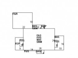 220 Woodward St, Newton MA 02468-2041 floor plan