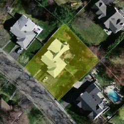 26 Peregrine Rd, Newton MA 02459-3440 aerial view
