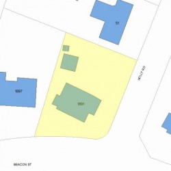 1891 Beacon St, Newton MA 02468-1441 plot plan