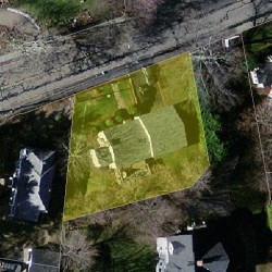 300 Ward St, Newton MA 02459-1221 aerial view